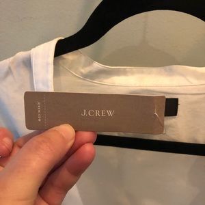 Crisp white collar less J Crew bodysuit Size 16